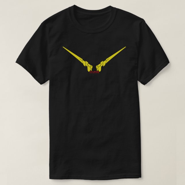 RX-0 Unicorn Gundam Sticker T-Shirt (Design vorne)
