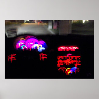 RX-8 nach Nacht Poster