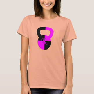 RX Kettlebell - Ladys Contrast Burnout T T-Shirt