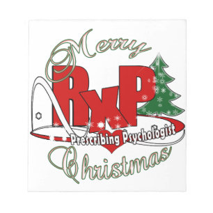 RxP Weihnachts-Psychologe. Notizblock