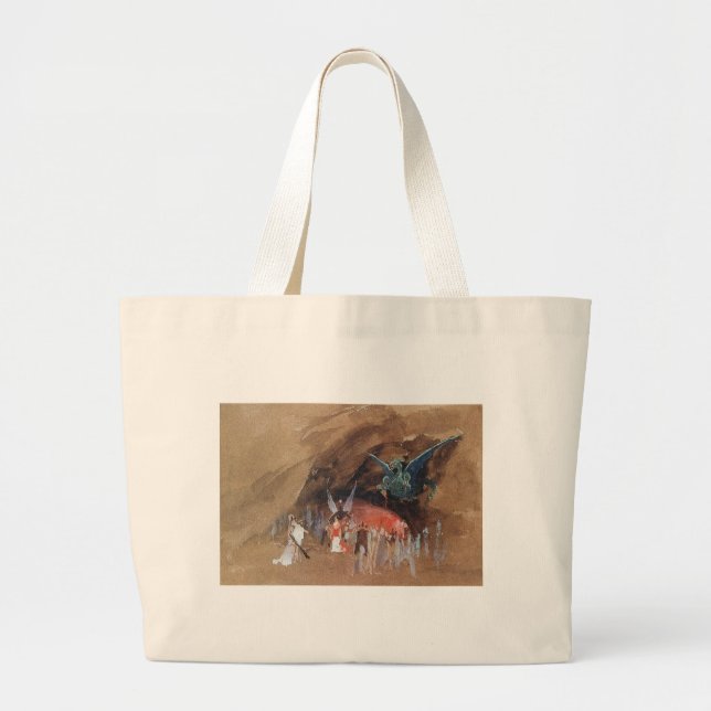 Ryabushkin Dragons Cave Jumbo Stoffbeutel (Vorne)