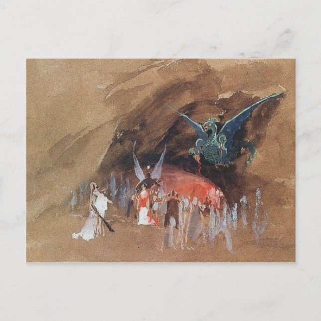 Ryabushkin Dragons Cave Postkarte (Vorderseite)