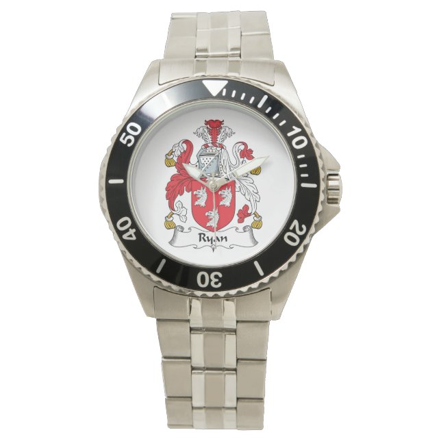 Ryan Familienwappen Armbanduhr (Vorderseite)
