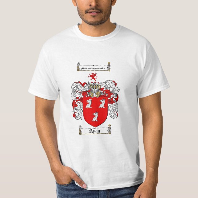 Ryan-Familienwappen - Ryan-Wappen T-Shirt (Vorderseite)