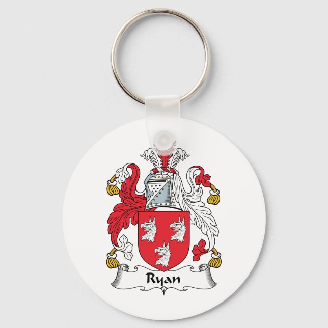 Ryan Familienwappen Schlüsselanhänger (Vorderseite)