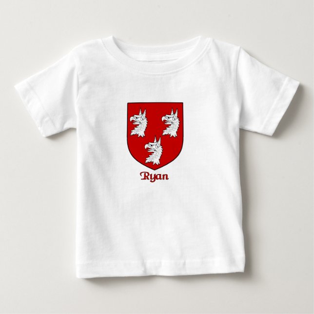 Ryan Family Shield Baby T-shirt (Vorderseite)
