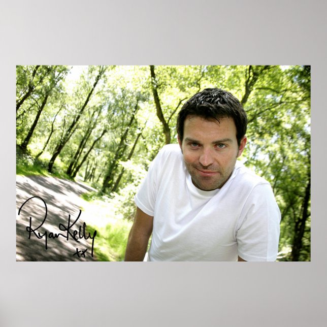 Ryan Kelly Music - Plakat "Signed" - Grüne Bäume (Vorne)