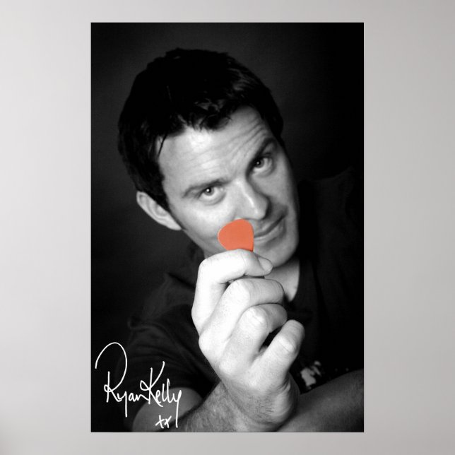 Ryan Kelly Music - Plakat "signed" - Pick (Vorne)