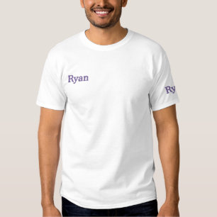 Ryan Name bestickt Besticktes T-Shirt
