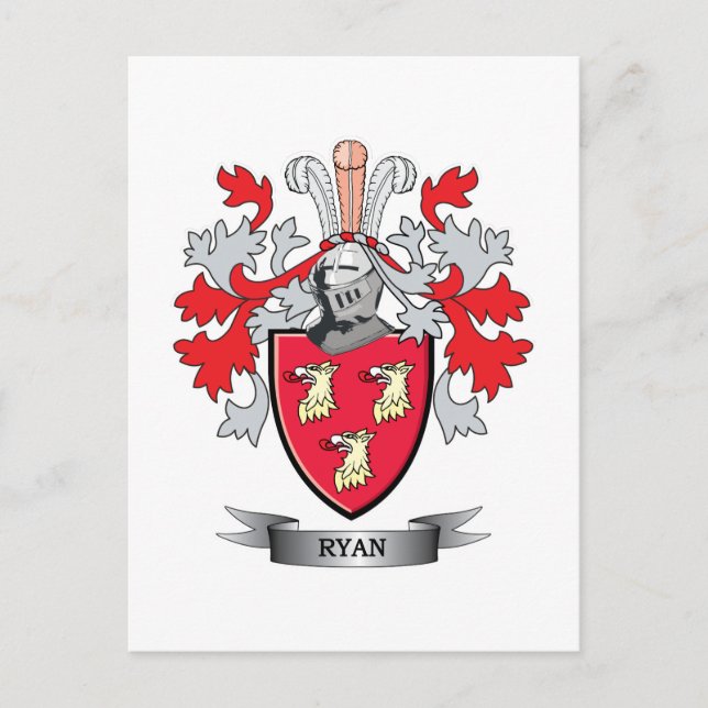 Ryan-Wappen Postkarte (Vorderseite)