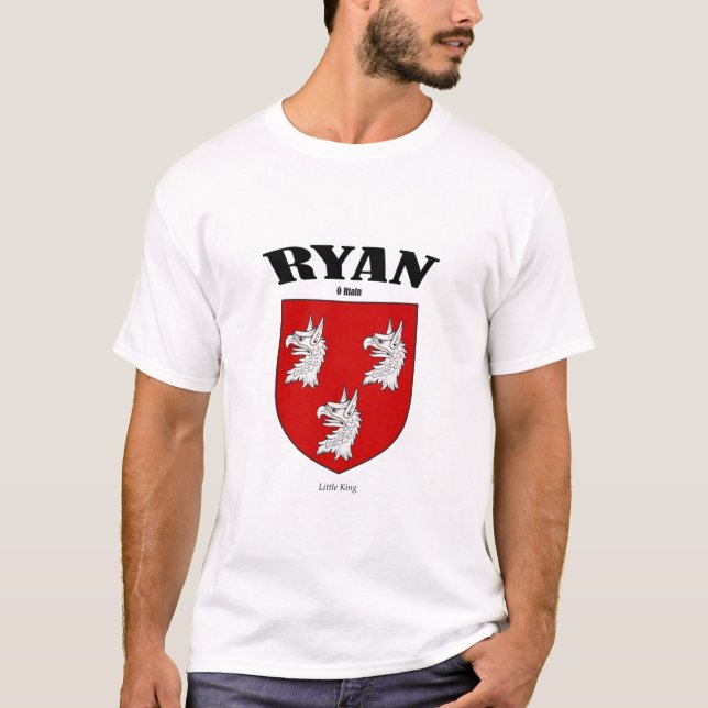 RYAN Wappen Translation & Meaning T - Shirt (Vorderseite)