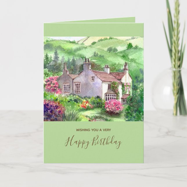 Rydal Mount, William Wordsworth's Zuhause Karte (Vorderseite)