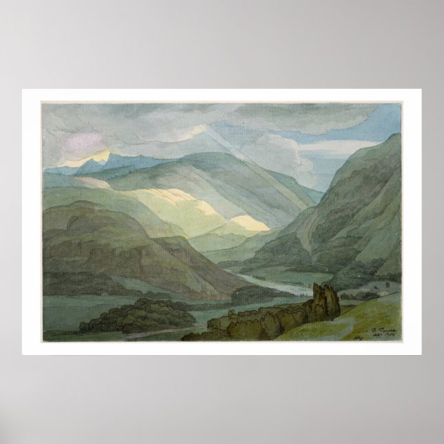 Rydal Water, 1786 (w/c) Poster (Vorne)