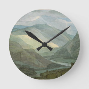 Rydal Water, 1786 (w/c) Runde Wanduhr