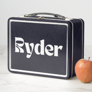 Ryder Name Personalisiert Metall Brotdose