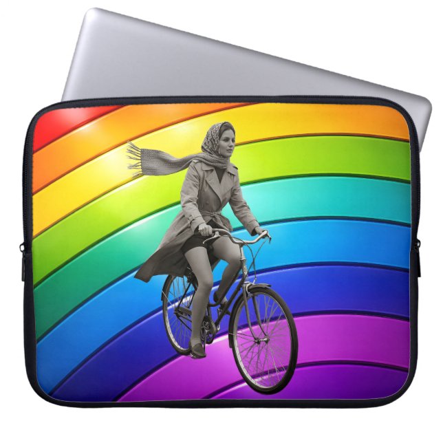 Ryder Retro-Pop-Art-Laptoptasche de Laptopschutzhülle (Vorderseite)