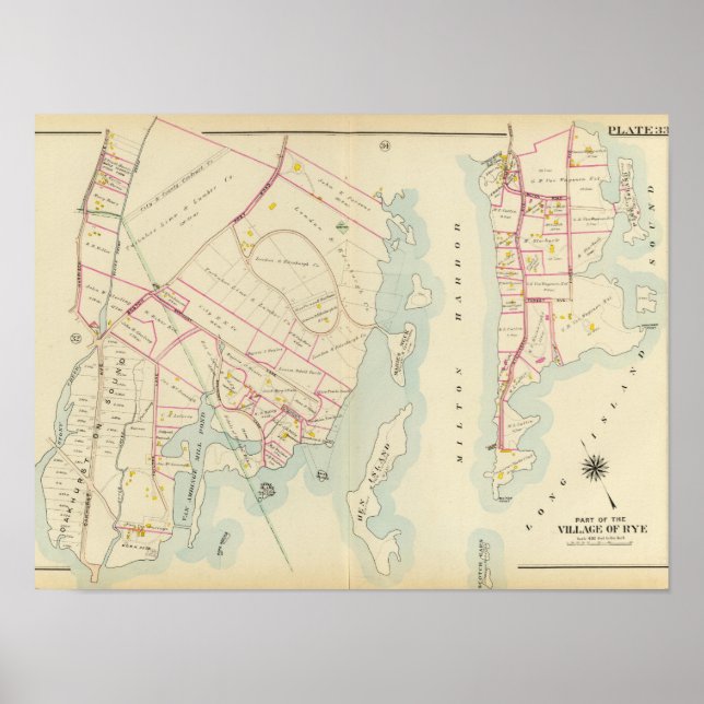 Rye, New York Poster (Vorne)