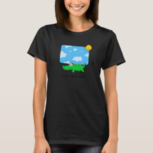 Ryming Baby Crocodile Sunny Kids Farm Animals Zoo T-Shirt