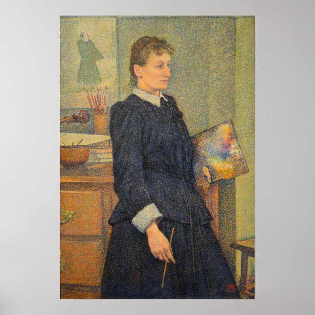 Rysselberghe - Anna Boch 1889 Poster (Vorne)