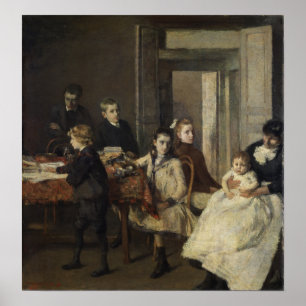 Rysselberghe - Die Kinder 1885 Poster