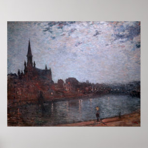Rysselberghe - Kirchenmitte des Heiligen Kreuzes Poster