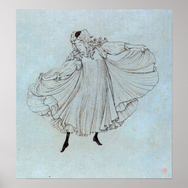 Rysselberghe - Loie Fuller 1893 Poster (Vorne)