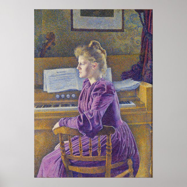 Rysselberghe - Maria Sethe 1891 Poster (Vorne)