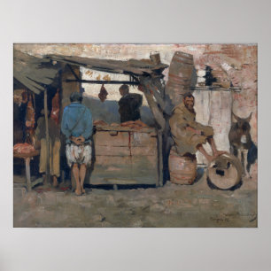 Rysselberghe - marokkanischer Markt 1882 Poster