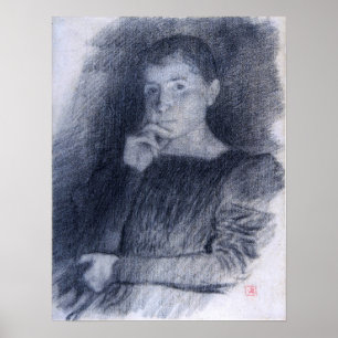Rysselberghe - Portrait von Augustine de Rothmaler Poster