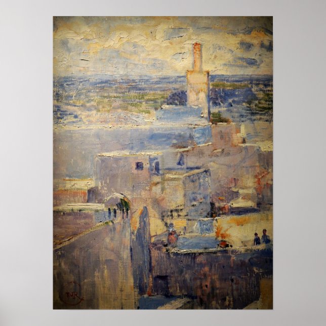 Rysselberghe - Studie in Marokko Poster (Vorne)