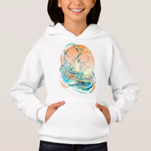 RYTHME D'OISEAU ÉGRET DU SWEAT - SHIRT À CAPUCHE D