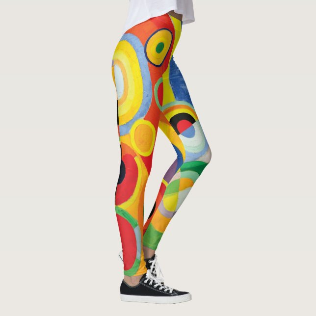 Rythme Joie de Vivre durch Robert Delaunay Leggings (Rechts)