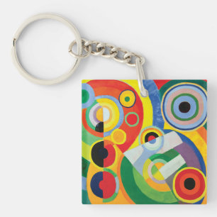 Rythme Joie de Vivre von Robert Delaunay Schlüsselanhänger