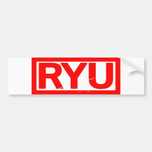 Ryu Briefmarke Autoaufkleber