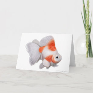 Ryukin Goldfisch-Gruß-Karte Karte