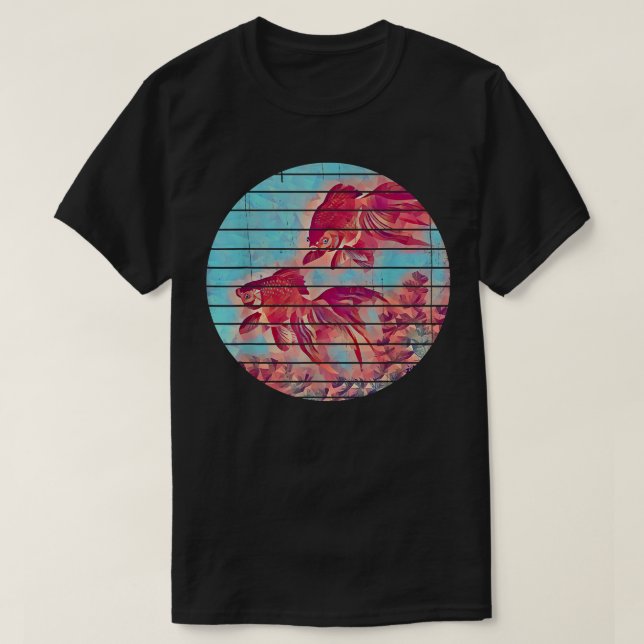 Ryukin Goldfish Japan Japanese Art  T-Shirt (Design vorne)