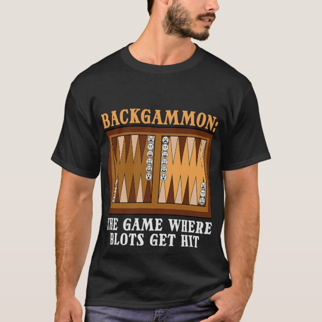 S2 Backgammon (72) T-Shirt (Vorderseite)
