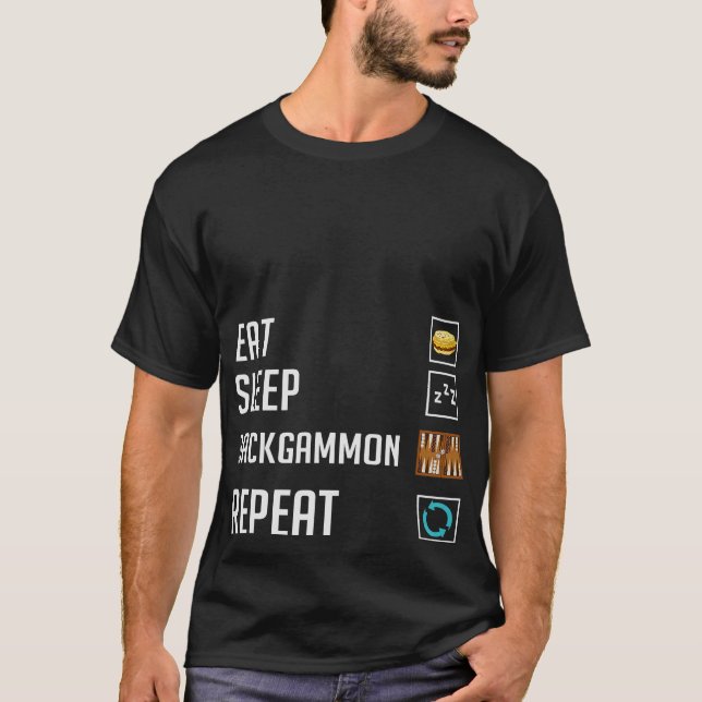 S2 Backgammon (84) T-Shirt (Vorderseite)