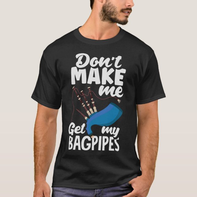 S2 Bagpipe Bagpiper (100) T-Shirt (Vorderseite)