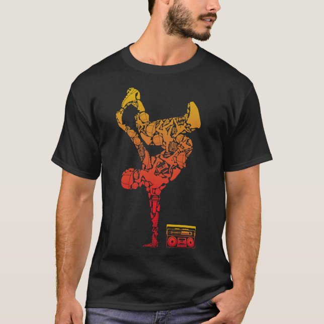 S2 Breakdance Breakdance Breakdancer (98) T-Shirt (Vorderseite)