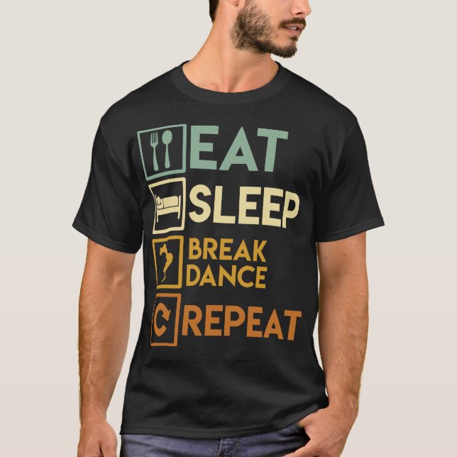 S2 Breakdance Breakdancer (105) T-Shirt (Vorderseite)