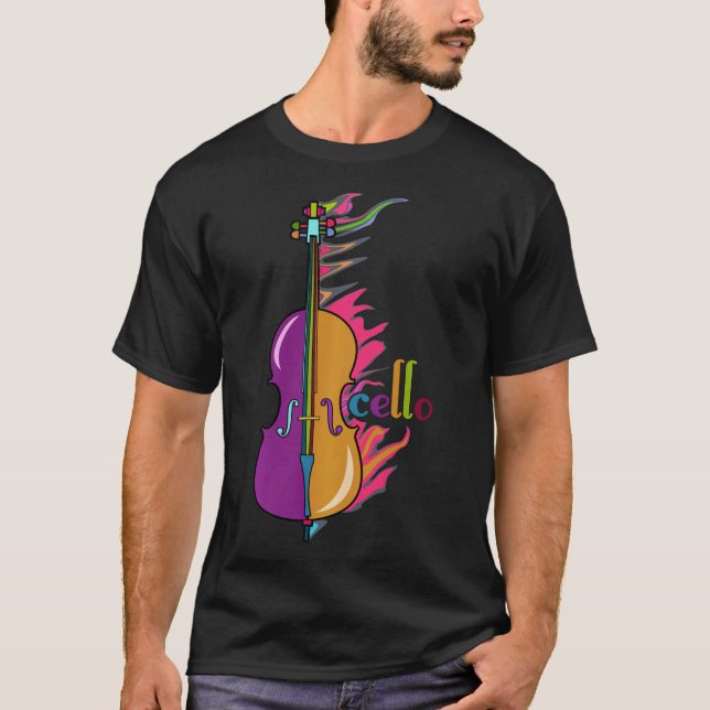 S2 Cello Cellist Cellin (106) T-Shirt (Vorderseite)