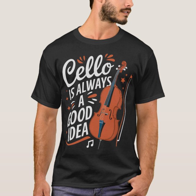 S2 Cello Cellist Cellin (195) T-Shirt (Vorderseite)