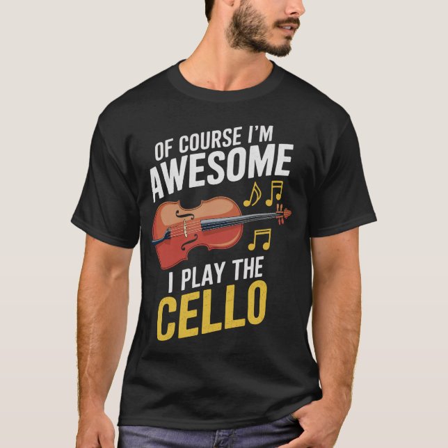 S2 Cello Cellist Cellin (196) T-Shirt (Vorderseite)