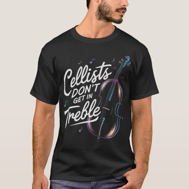 S2 Cello Cellist Cellin (205) T-Shirt (Vorderseite)