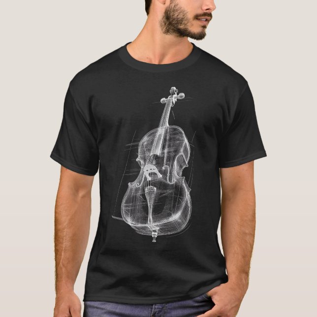 S2 Cello Cellist Cellin (55) T-Shirt (Vorderseite)