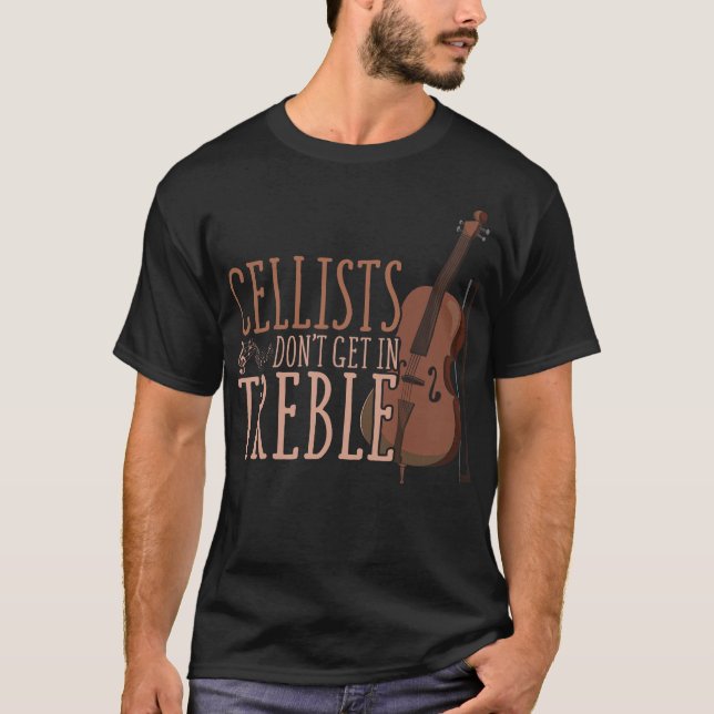 S2 Cello Cellist Cellin (5) T-Shirt (Vorderseite)