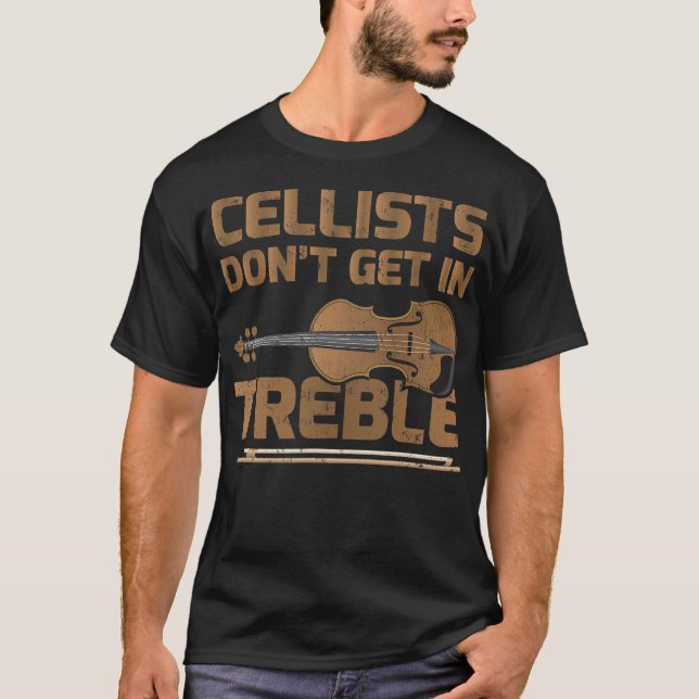 S2 Cello Cellist Cellin (6) T-Shirt (Vorderseite)