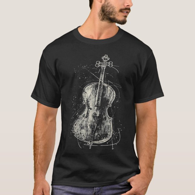 S2 Cello Cellist Cellin (77) T-Shirt (Vorderseite)