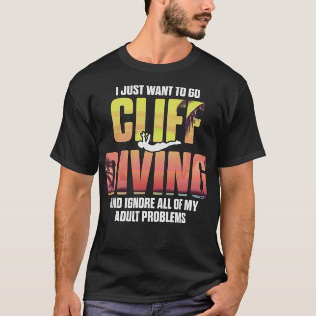S2 Cliff Diving (64) T-Shirt (Vorderseite)